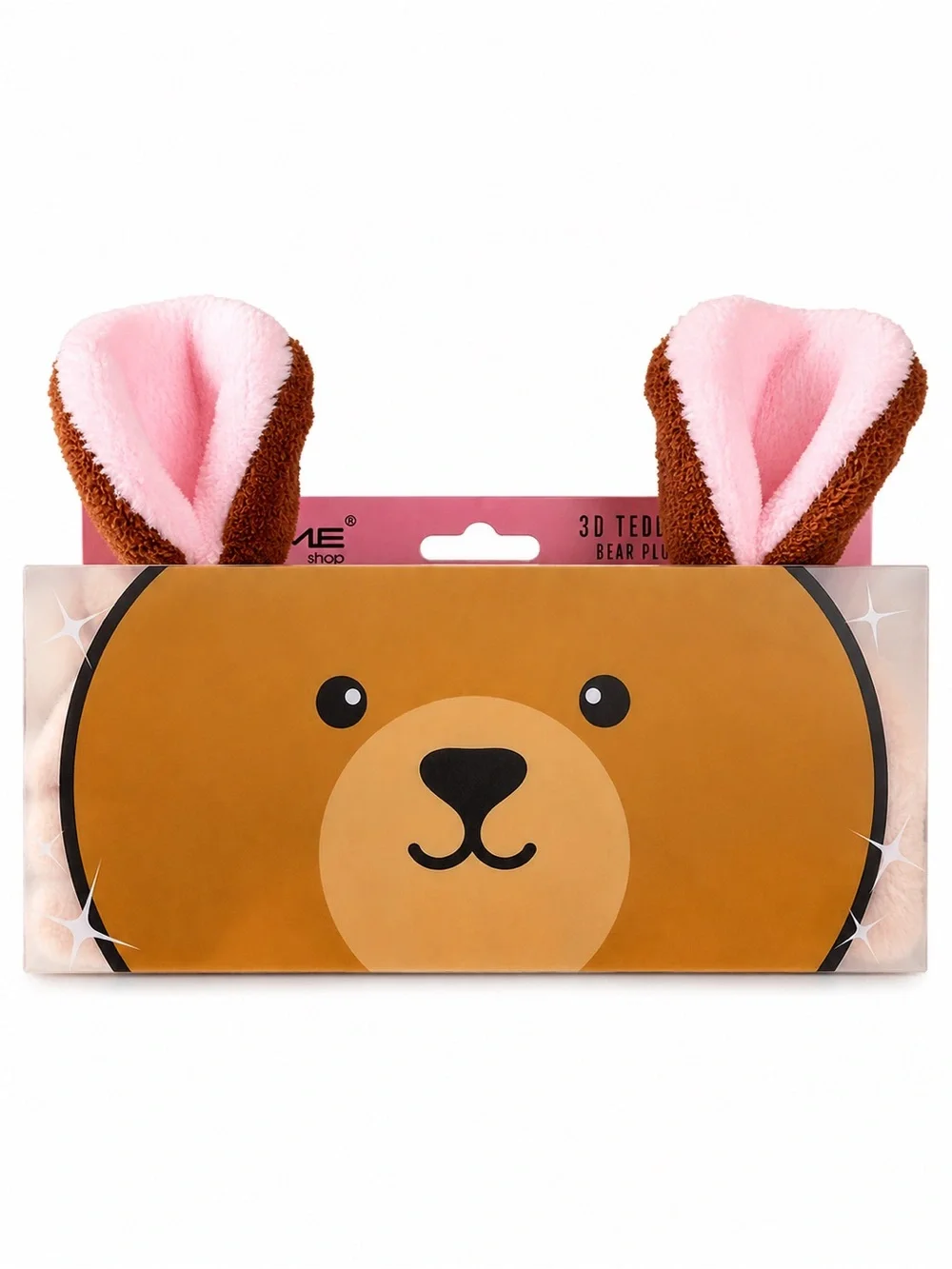 The Crème Shop 3D Teddy Bear Spa Headband - New In Packaging